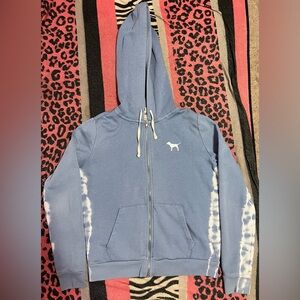 PINK Victoria's Secret tie dye zip up jacket